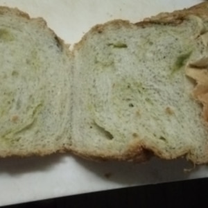 HBで作る☆緑茶キャラメルパン